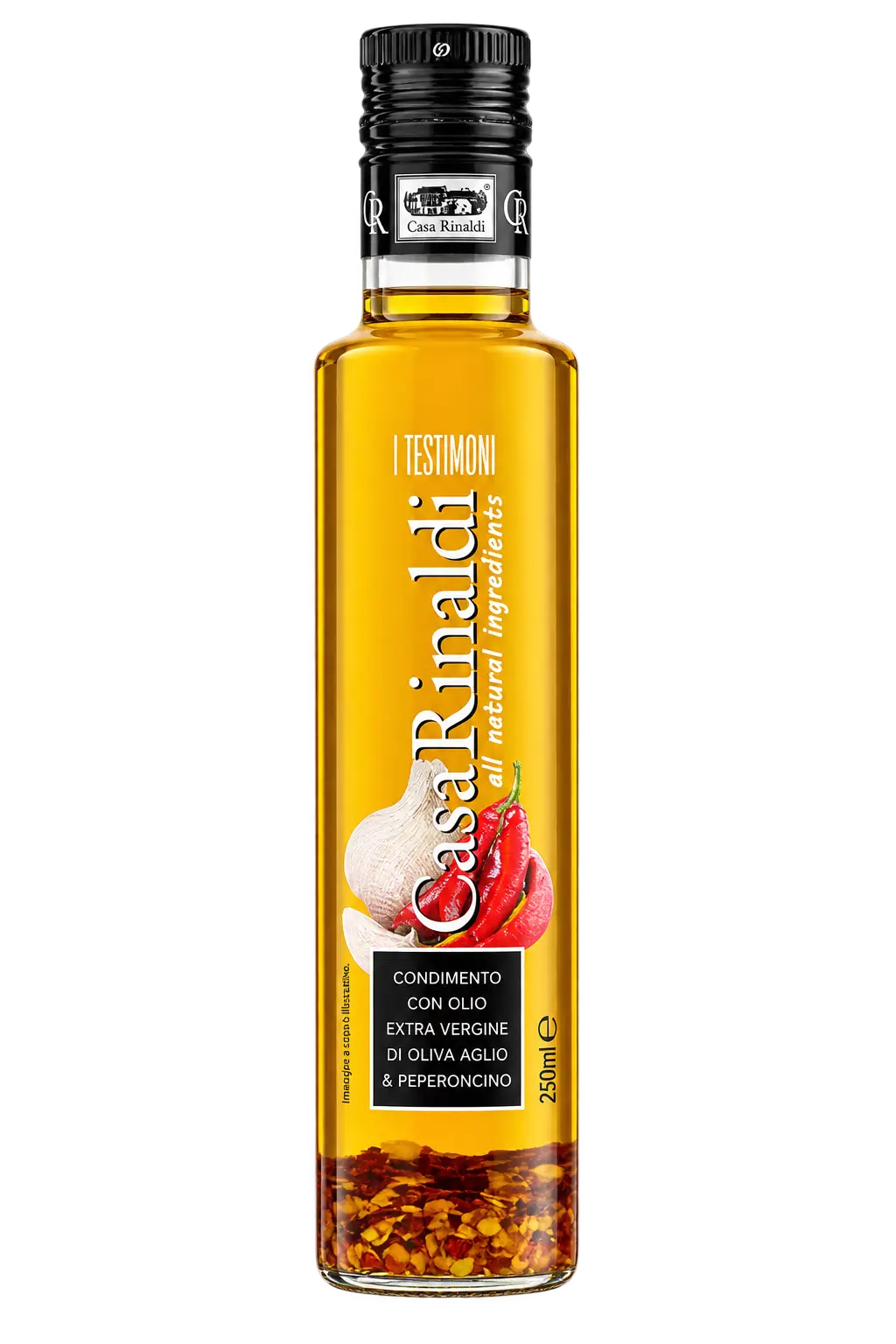 I Testimoni Condimento Olio EVO Aglio e Peperoncino 250ml