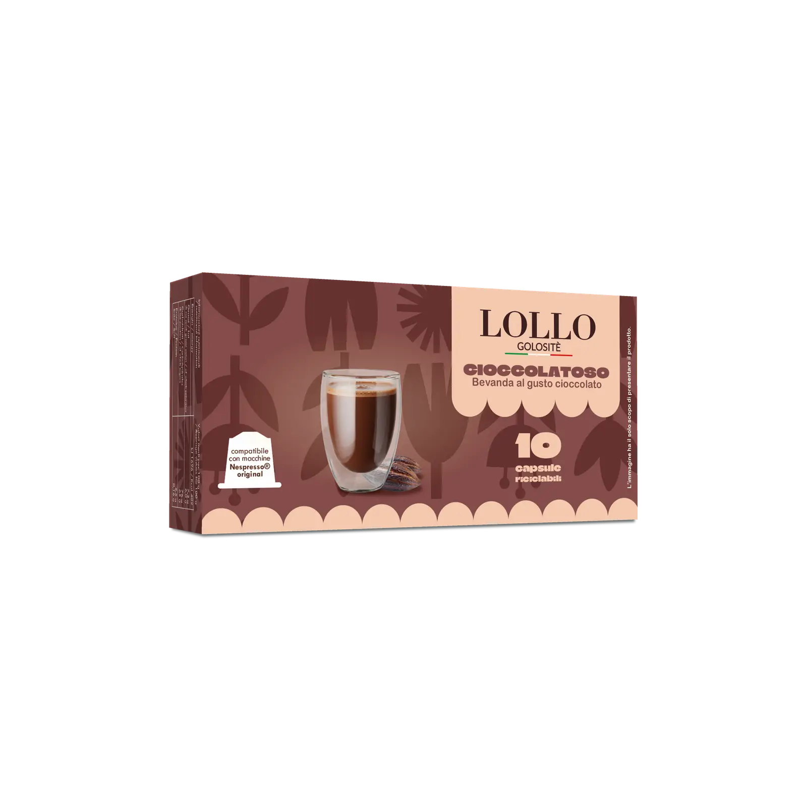 Box 10 Caps Nespresso - Lollo Cioccolatoso