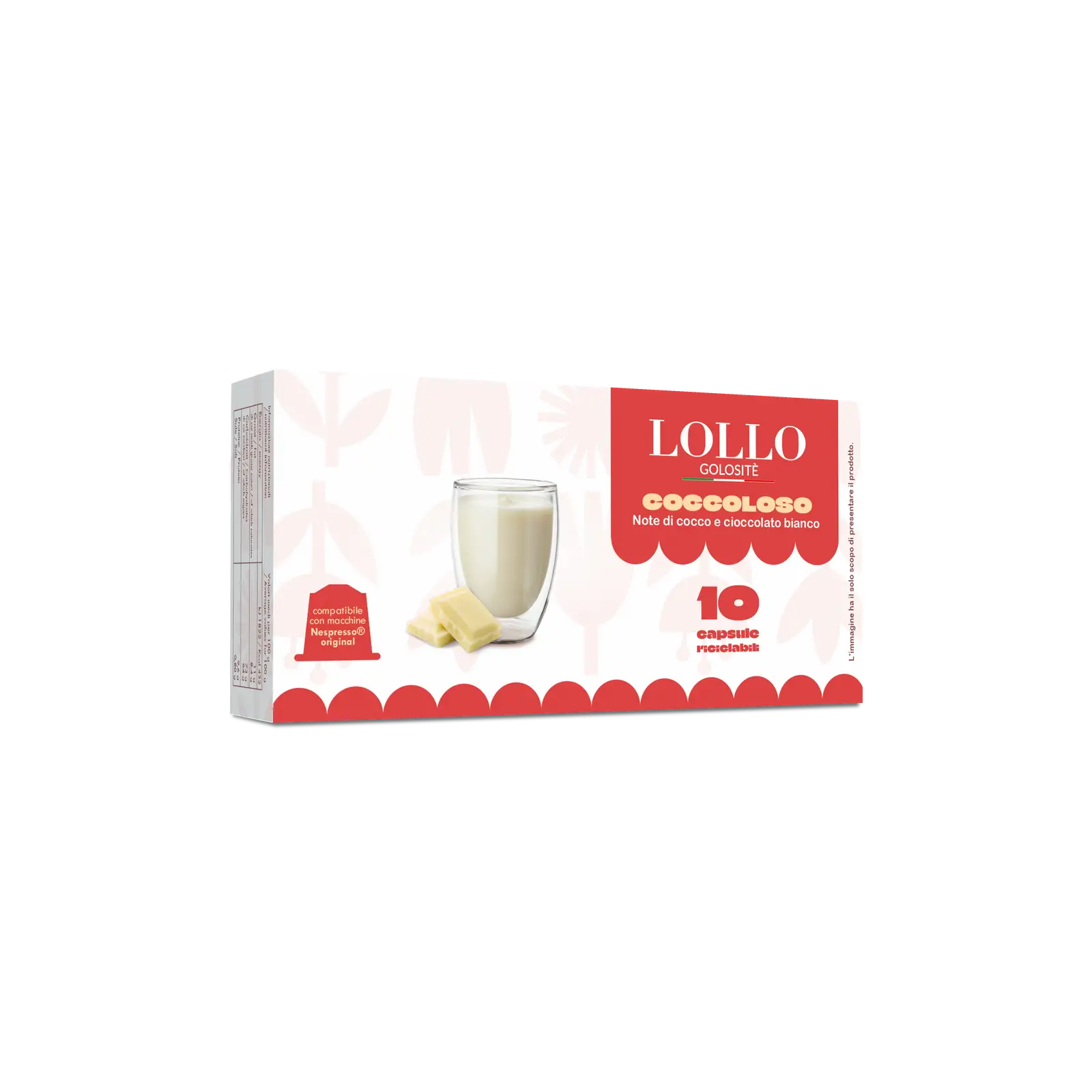 Box 10 Caps Nespresso - Lollo Coccoloso Golosite