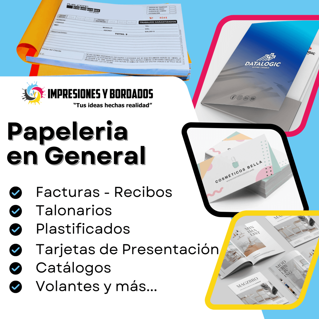 Papelería en general