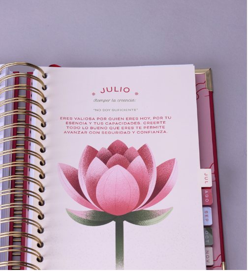 Página de julio de la Agenda Inspírate 2027