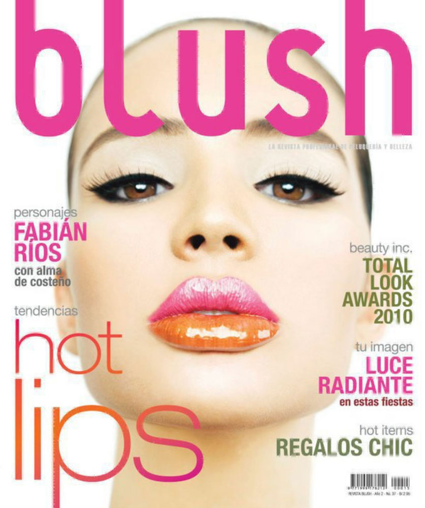 Sheldry Sáez en una portada de revista como modelo