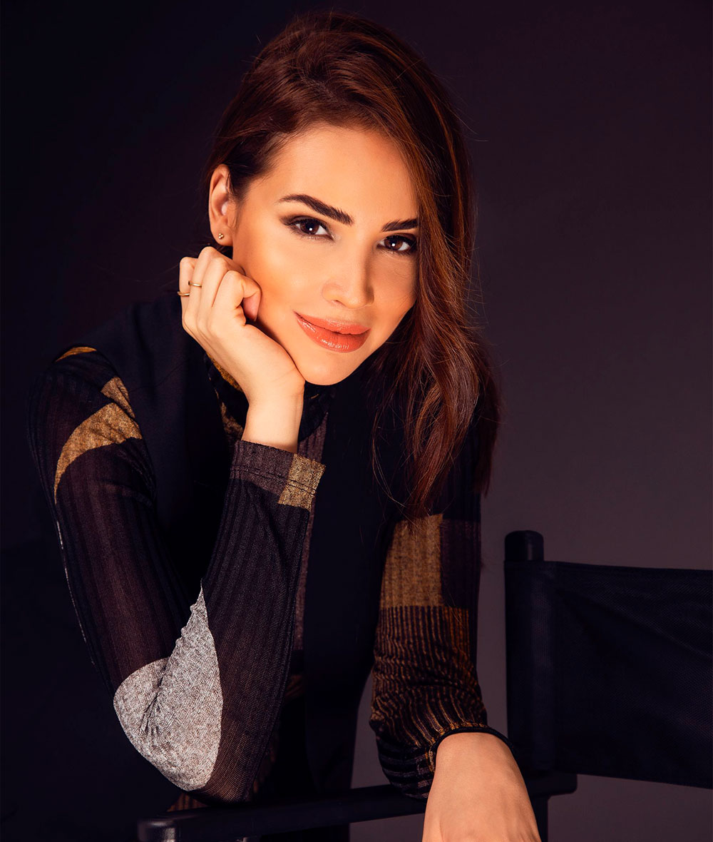 Sheldry Sáez sonriendo, retrato
