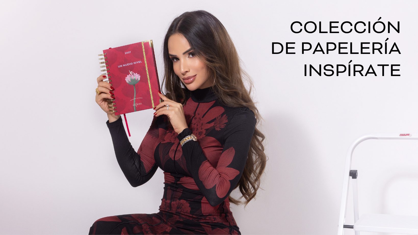 Colección de Papelería Inspírate: Sheldry Sáez con la Agenda Inspírate 2027